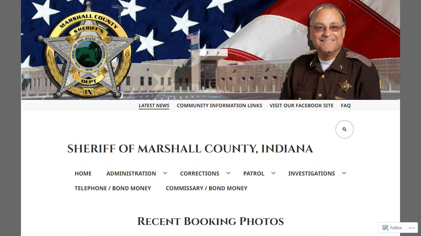Recent Booking Photos – Sheriff of Marshall County, Indiana
